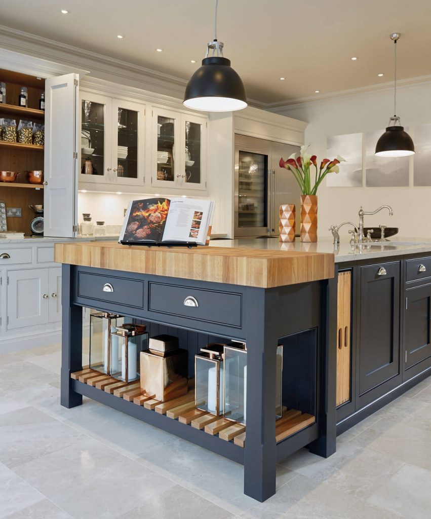 Black and Grey Kitchen | Black Painted Kitchen | Tom Howley