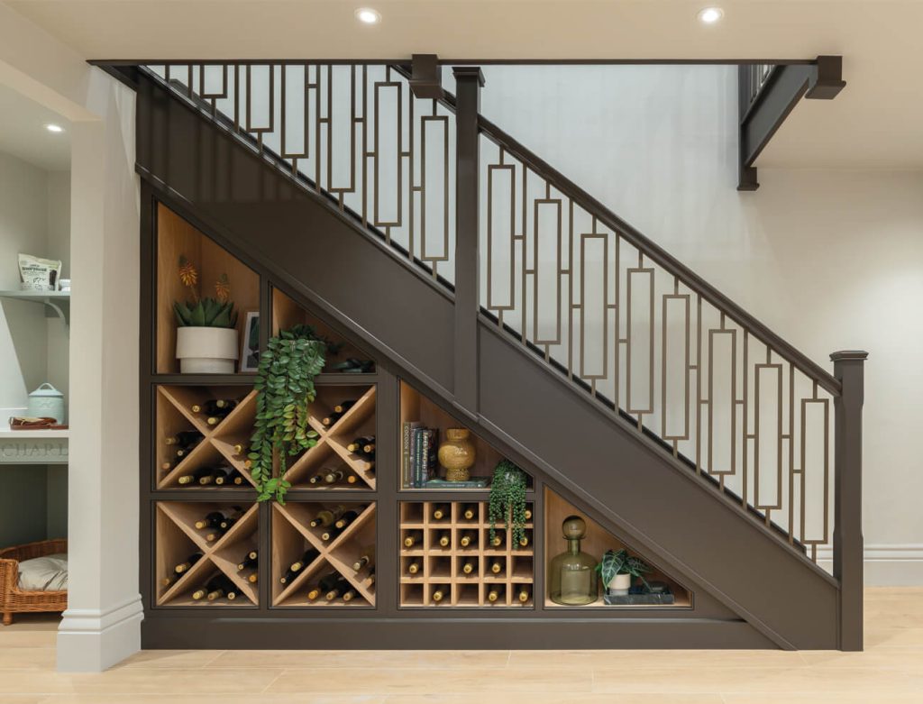 Under-Stairs Wine Storage