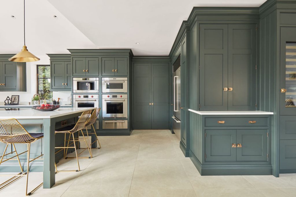 Dark Green Hidden Pantry | Tom Howley