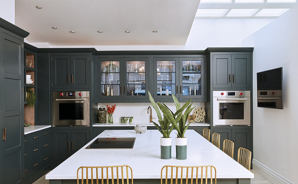 The Beauty Of Glass Fronted Cabinets Tom Howley - Kitchen Wall Cabinets With Glass Doors Uk
