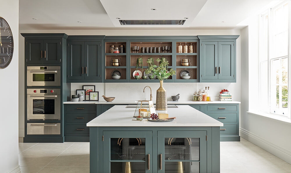 The Beauty Of Glass Fronted Cabinets Tom Howley - Kitchen Wall Cabinets With Glass Doors Uk