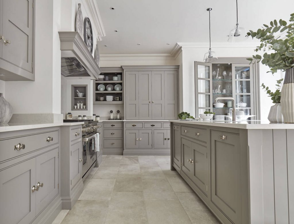 Grey Painted Kitchen | Tom Howley