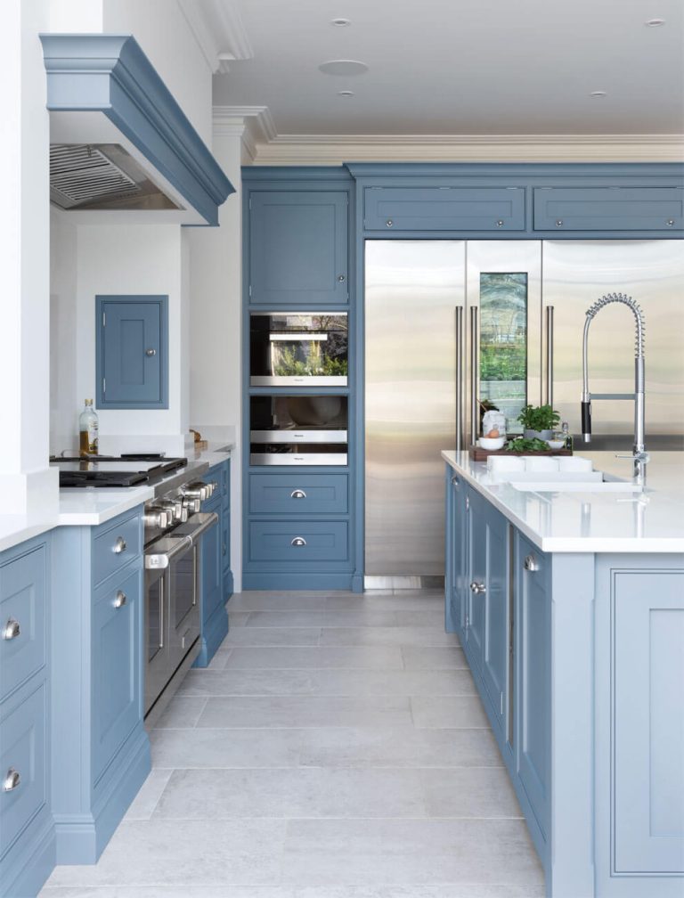 Light Blue Shaker Kitchen | Fitted Kitchen | Tom Howley