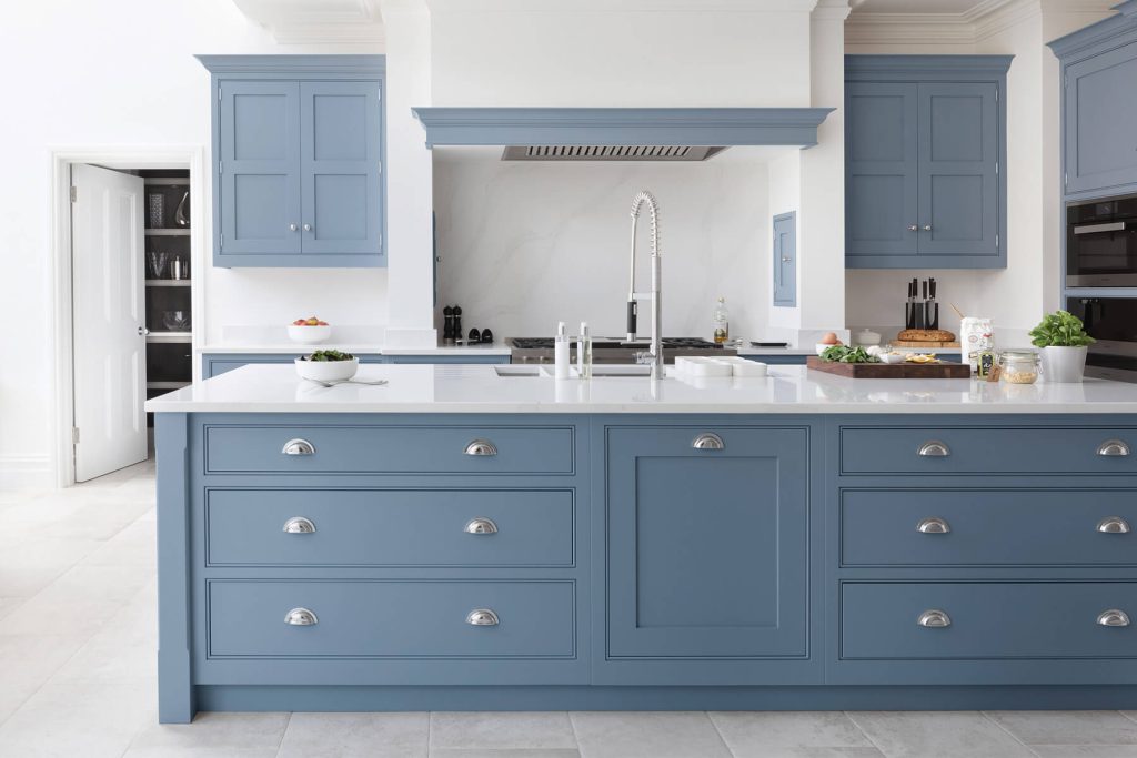 Light Blue Shaker Kitchen | Fitted Kitchen | Tom Howley