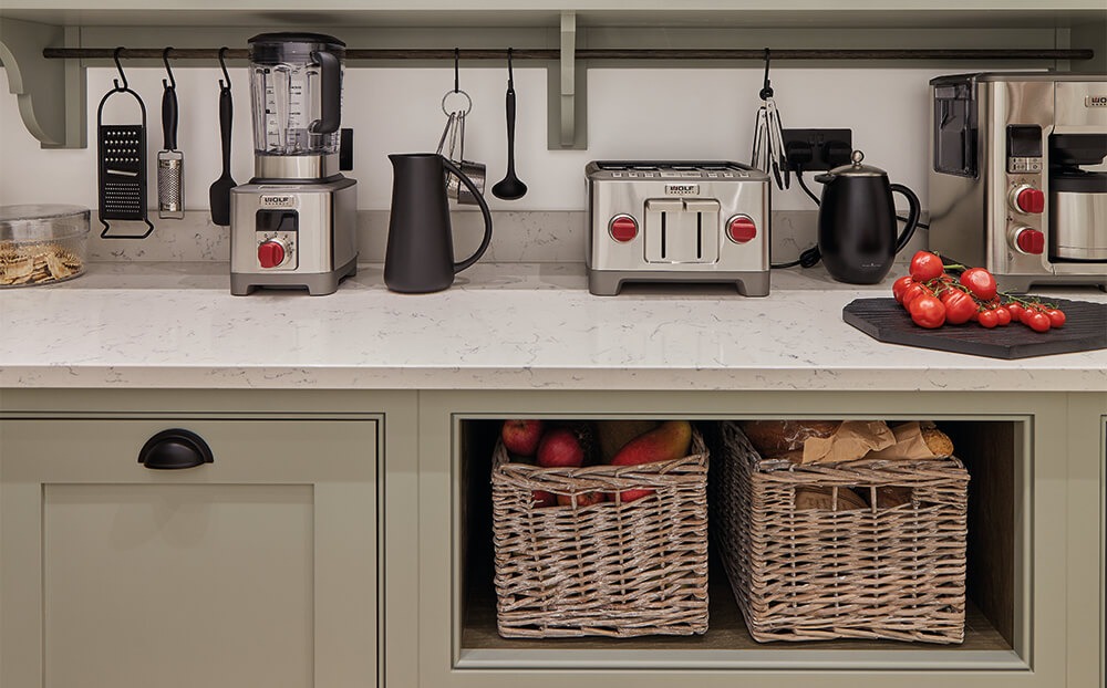 Bespoke Tom Howley walk-in pantry design.