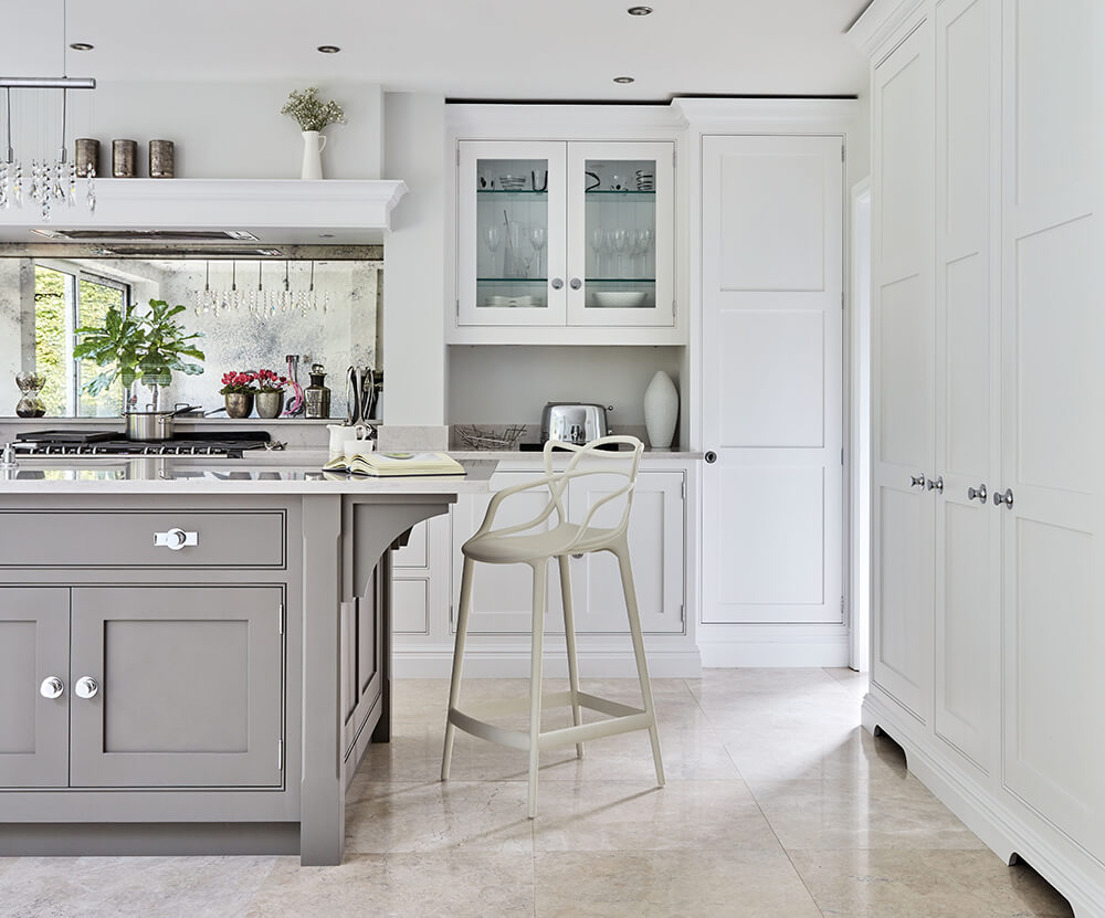 Contemporary Grey Kitchen Storage