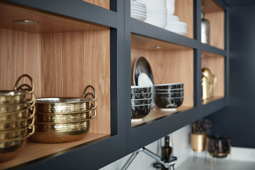 open kitchen shelving 2