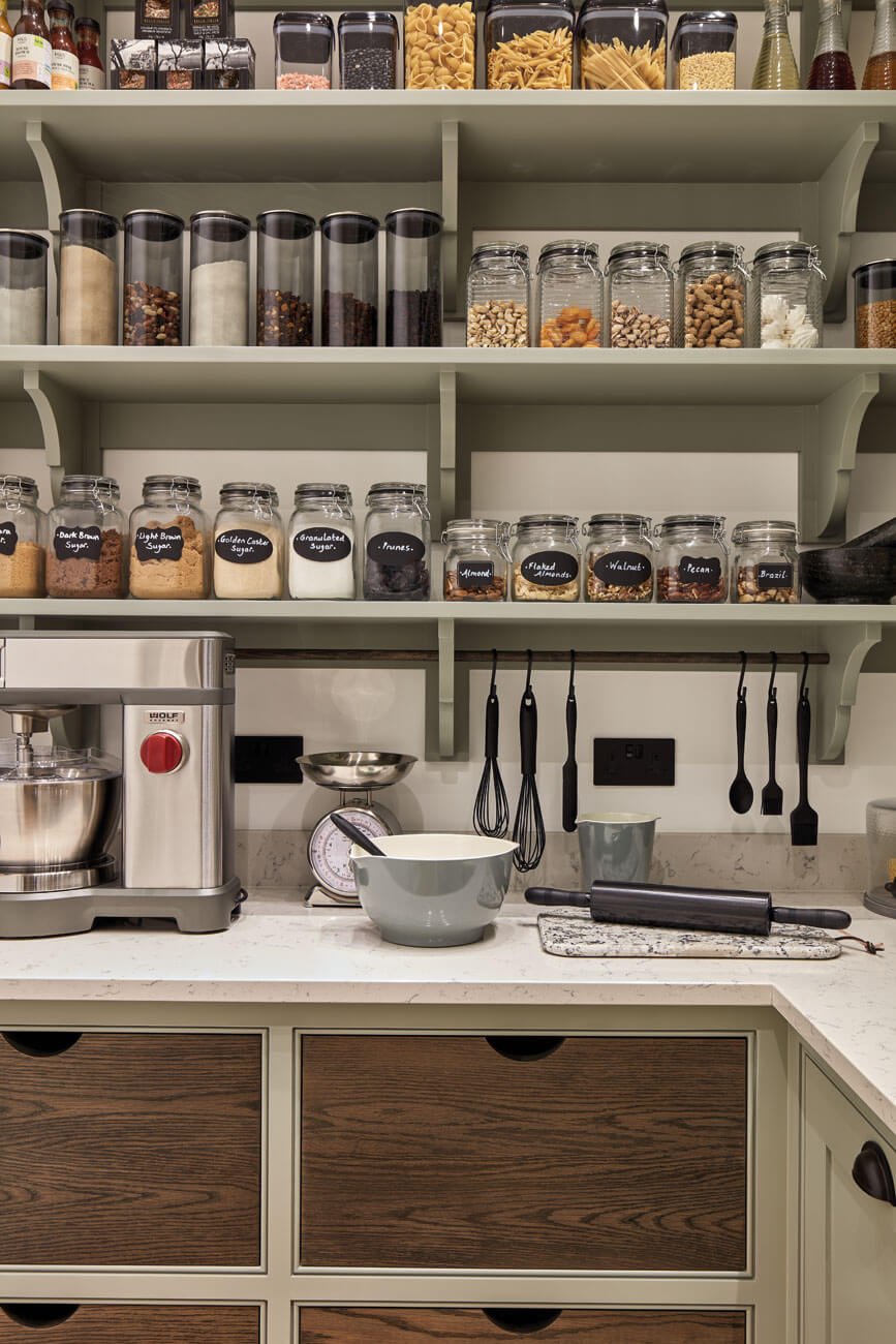 Light Green Walk-in Pantry | Tom Howley