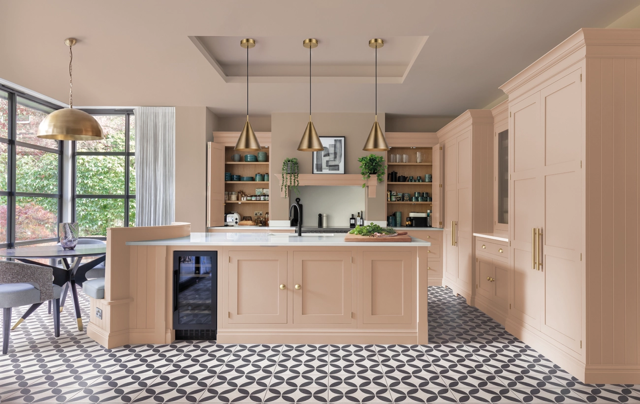 pink luxury kitchen