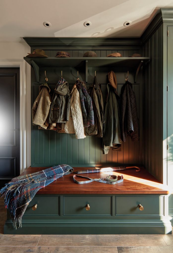 Dark Green Boot Room
