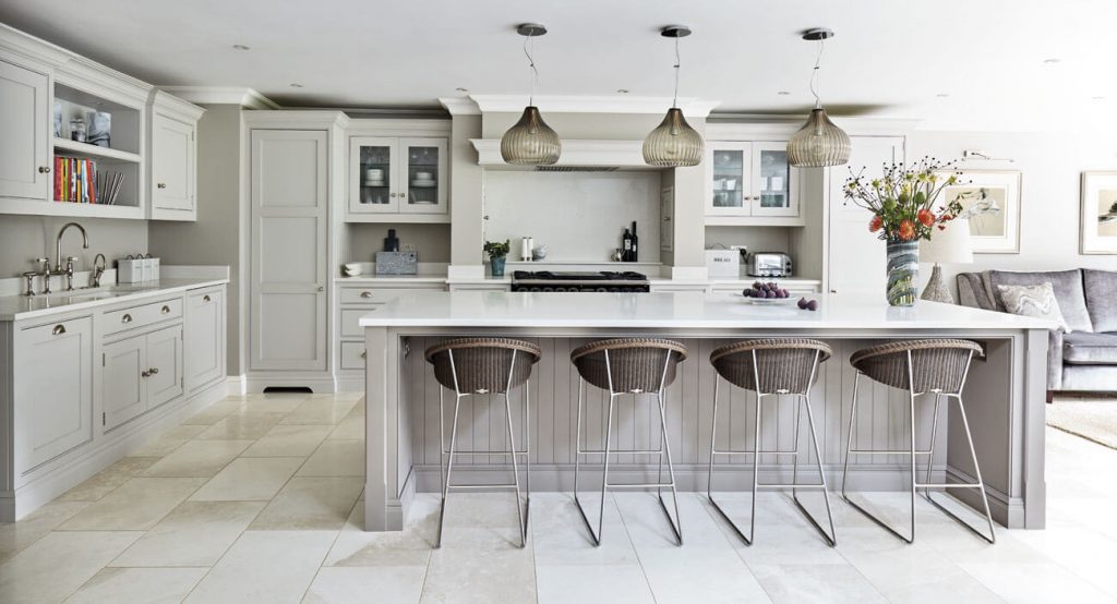 Open Plan Grey Kitchen | Tom Howley