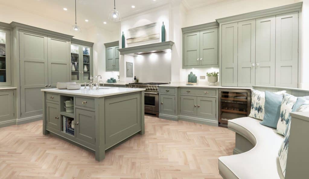 Sage Green Shaker Kitchen | Tom Howley