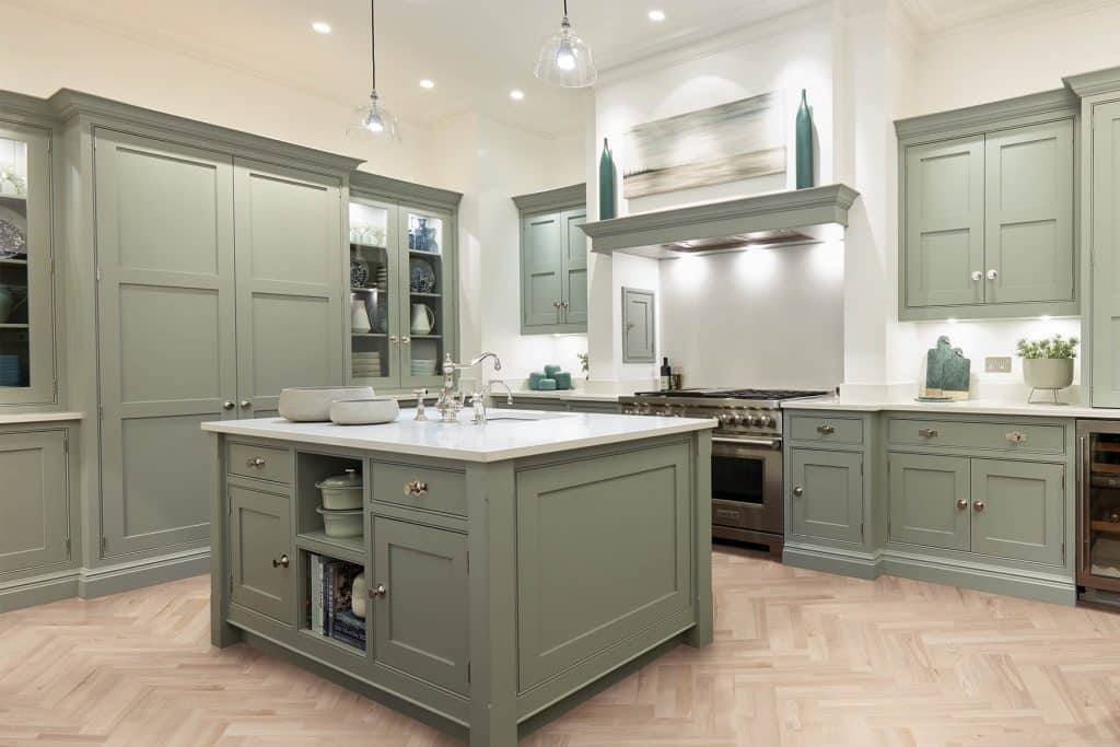 Sage Green Shaker Kitchen Tom Howley