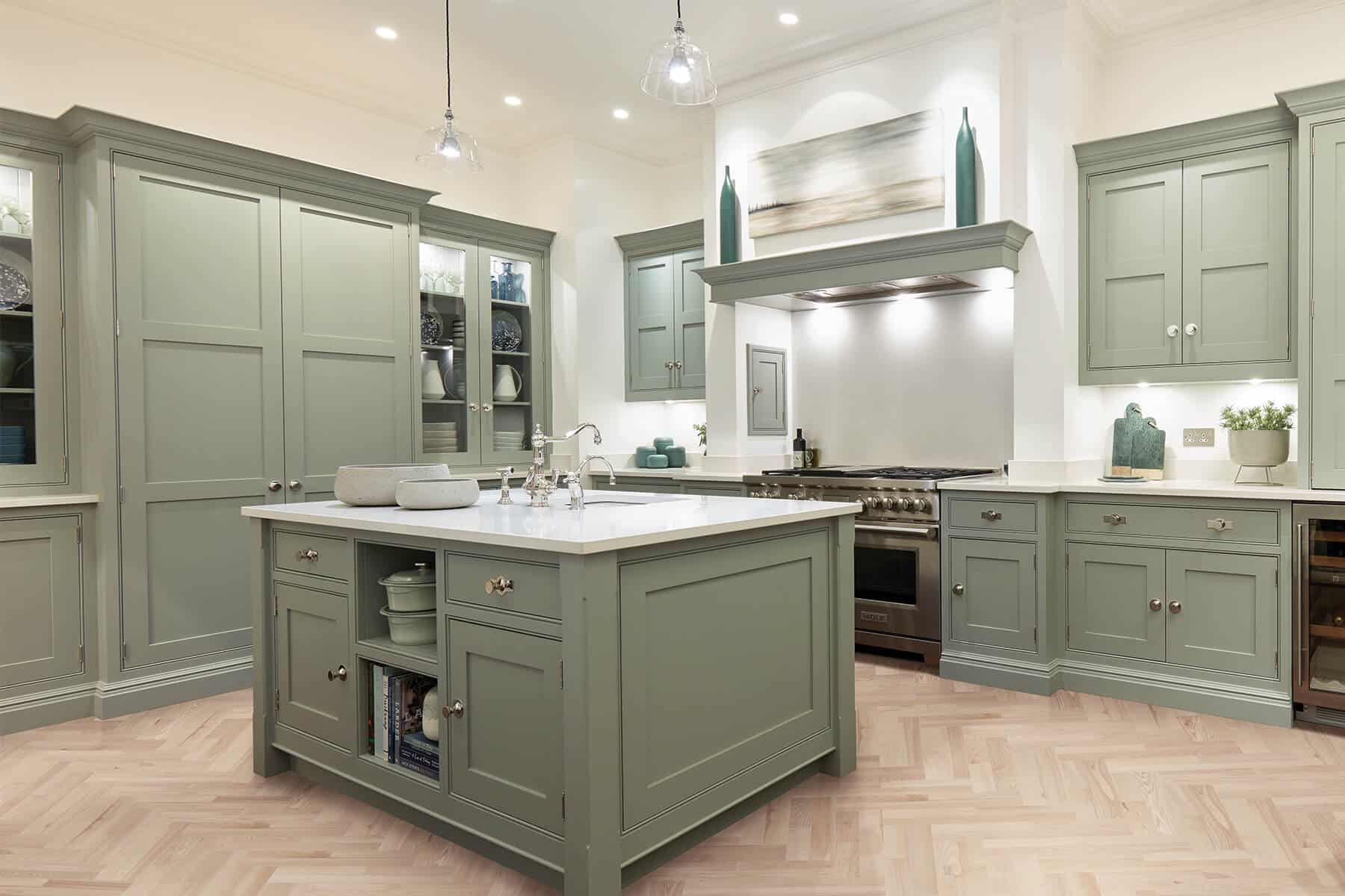 Sage Green Shaker Kitchen