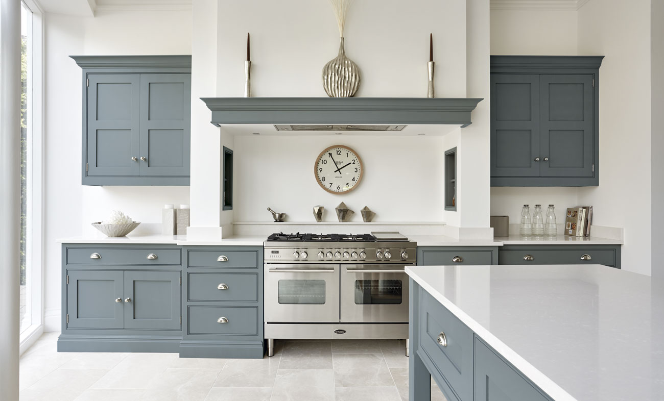 Elegant Blue Shaker Kitchen Blue Shaker Kitchens Tom Howley
