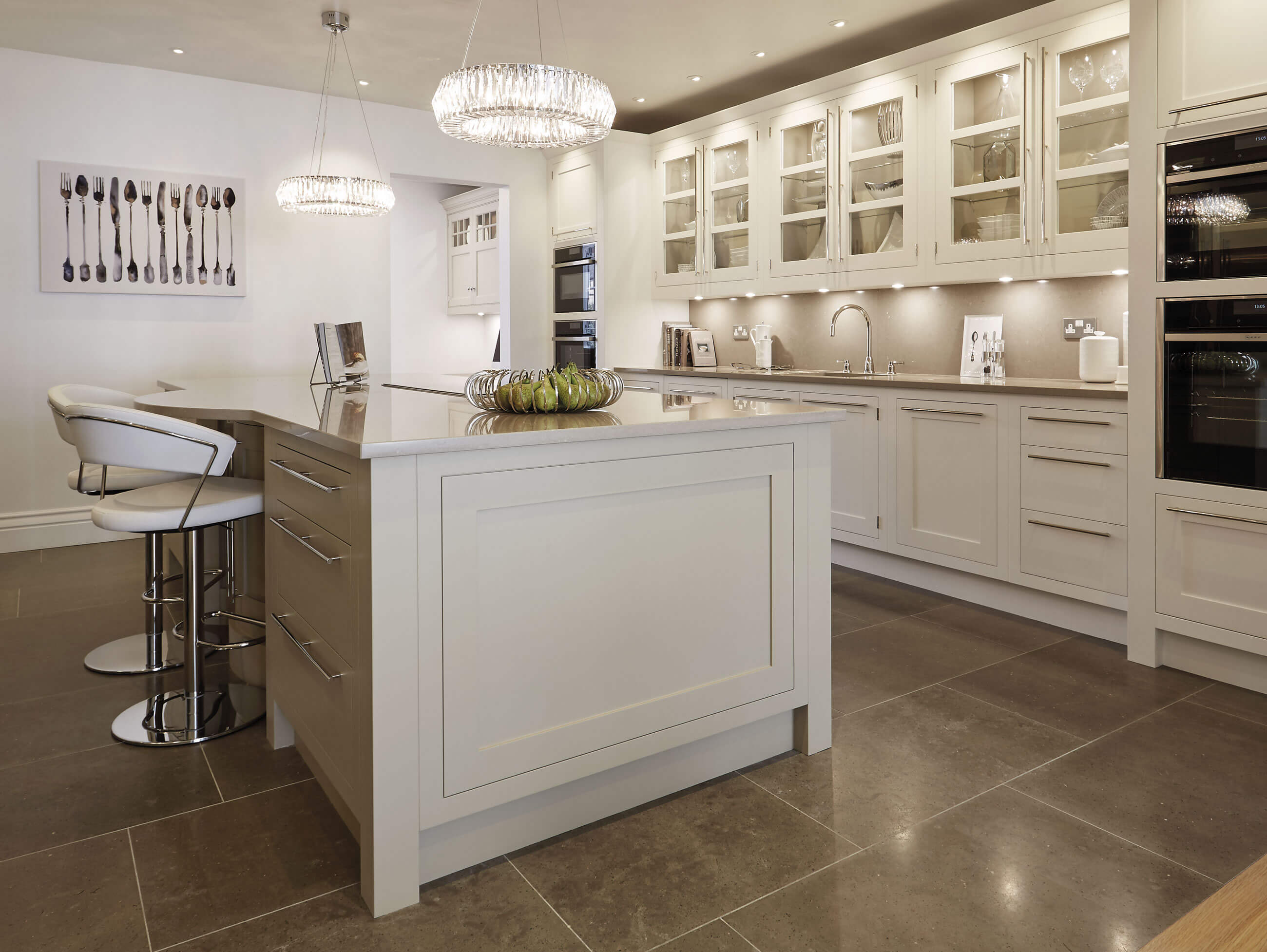 Cream and White Kitchen Tom Howley