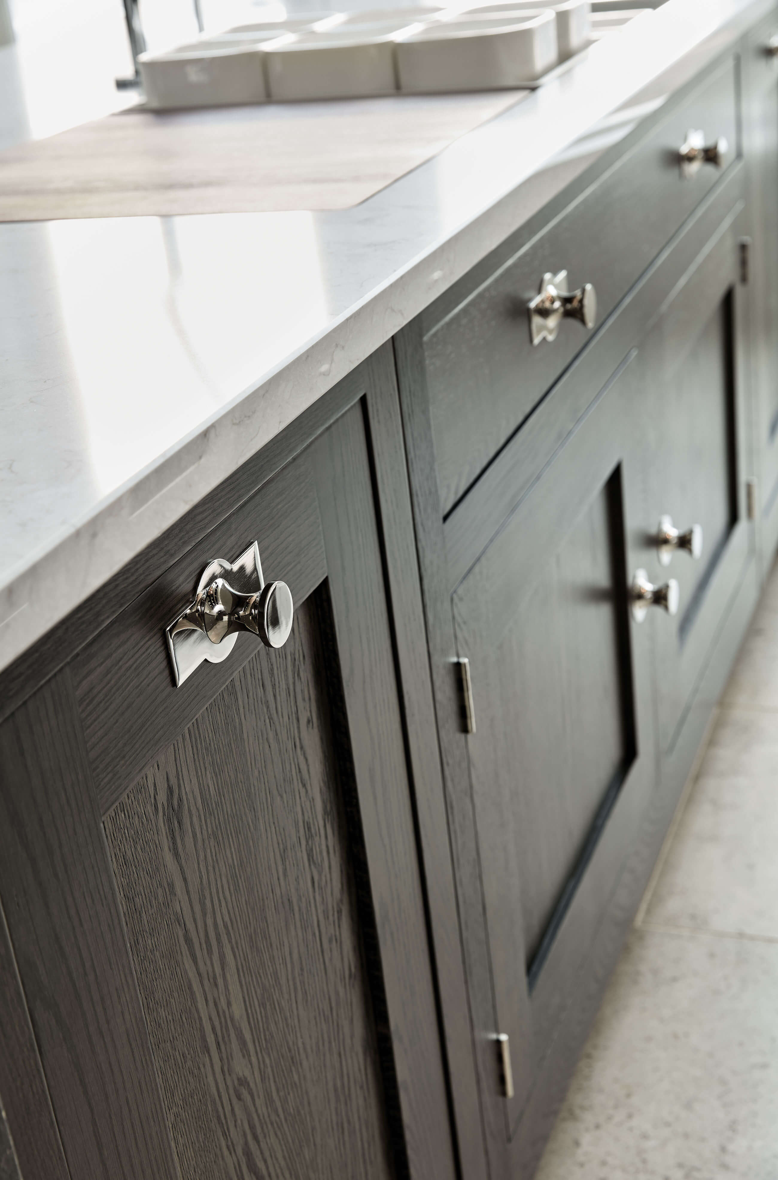Kitchen Handles Luxury Cupboard, Silver Kitchen Cabinet Handles