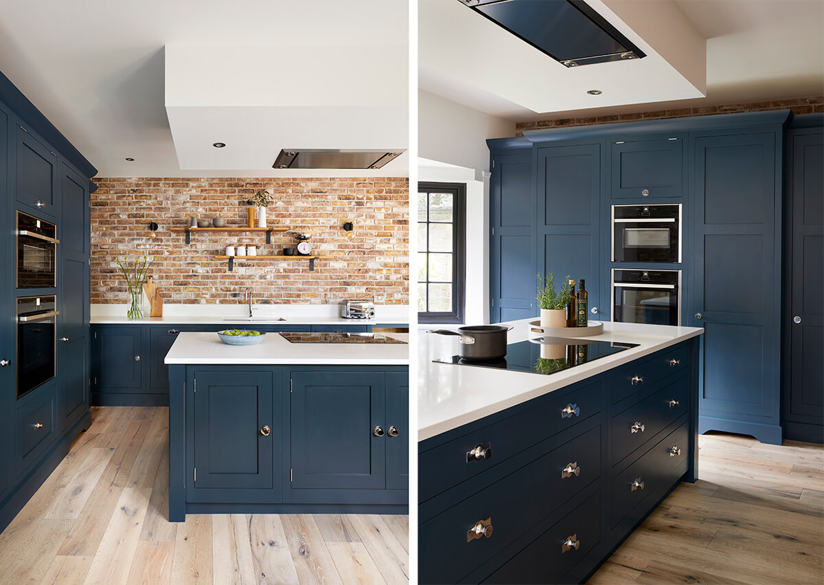 blue kitchen design idea