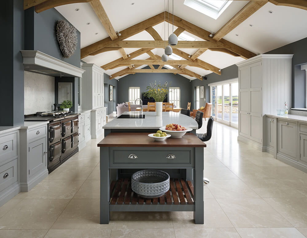 Spacious Grey Kitchen