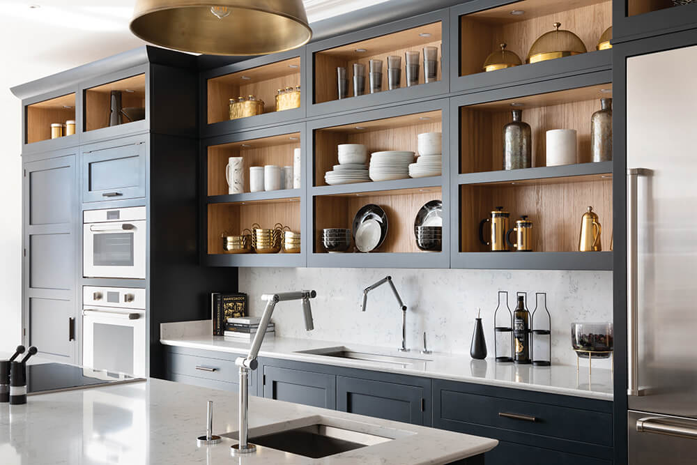 Dark Grey Kitchen Storage