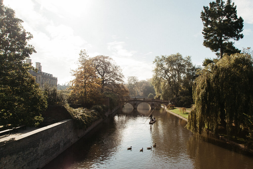 Punting on the river