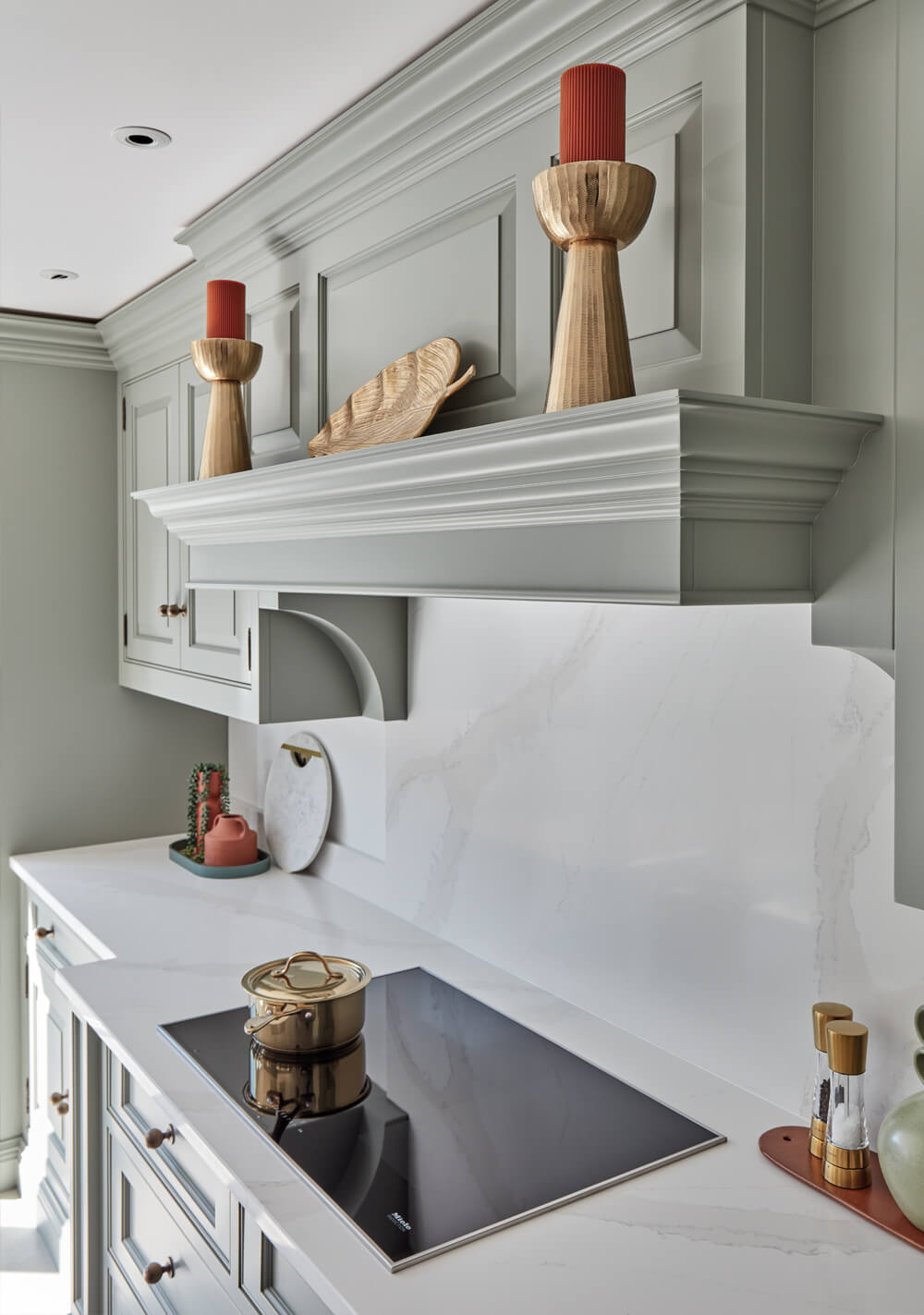 Project Spotlight: Serene Light Green Kitchen Design | Tom Howley