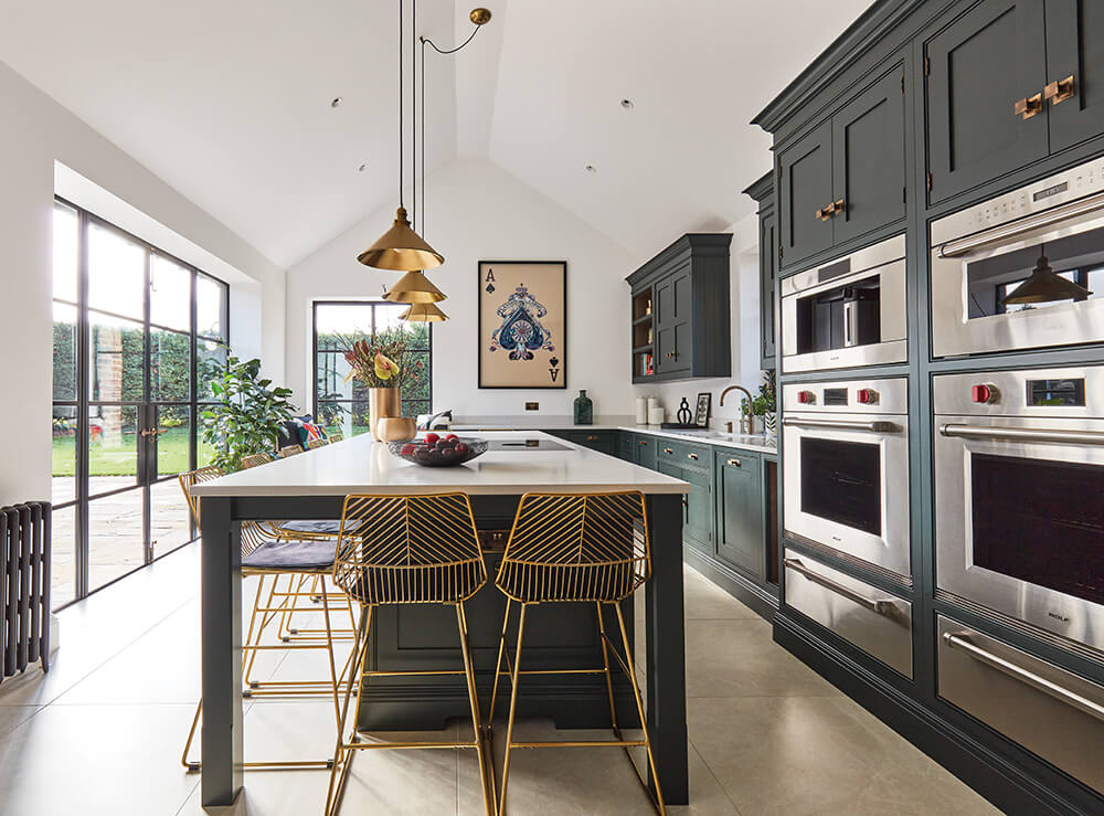 Tom Howley family kitchen island.