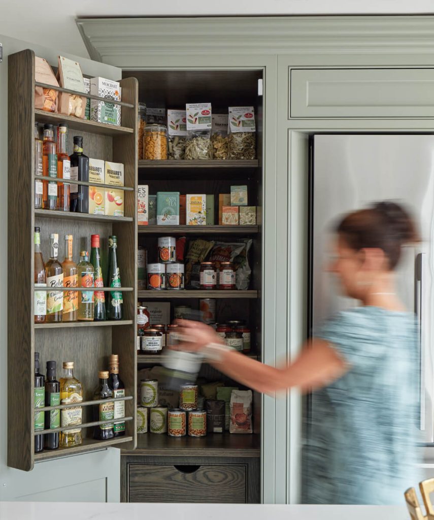 Pantry organisation. 