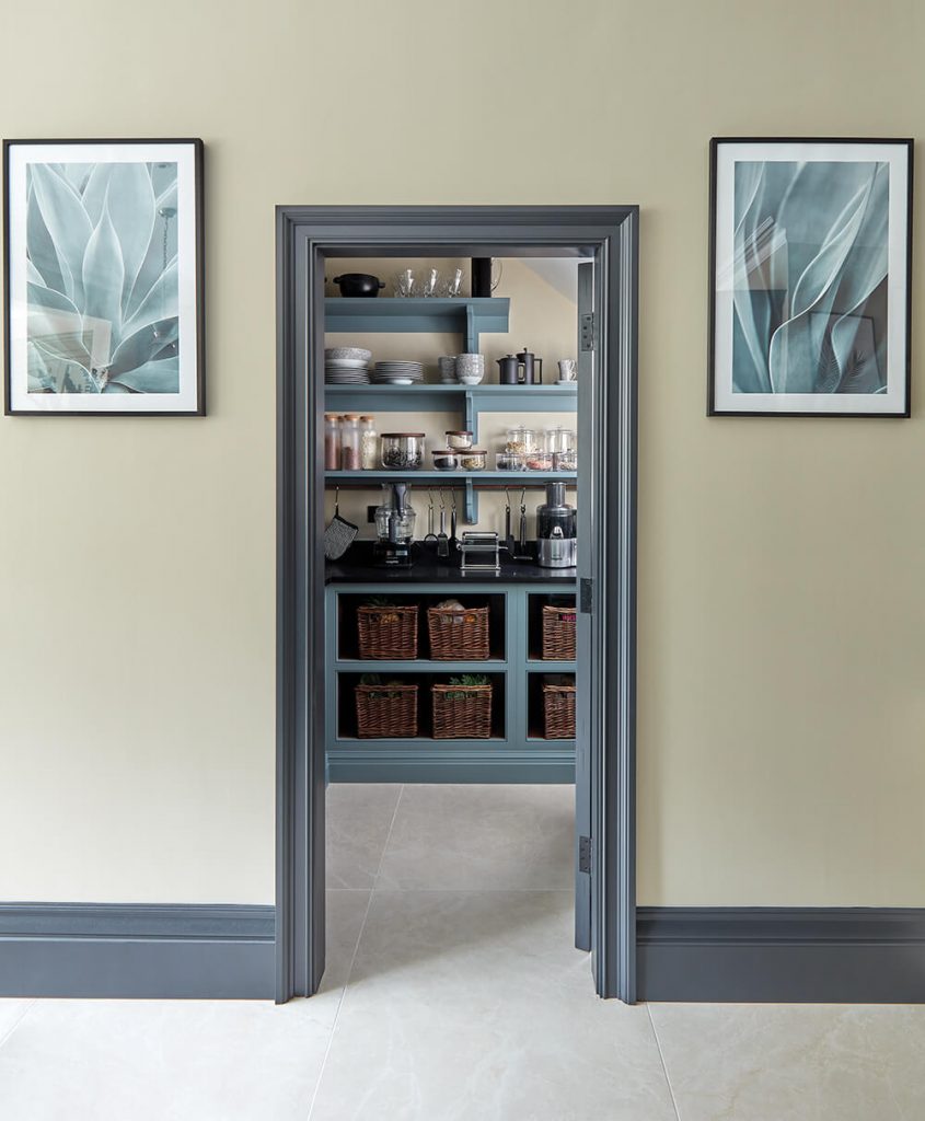 Tom Howley walk-in pantry design.