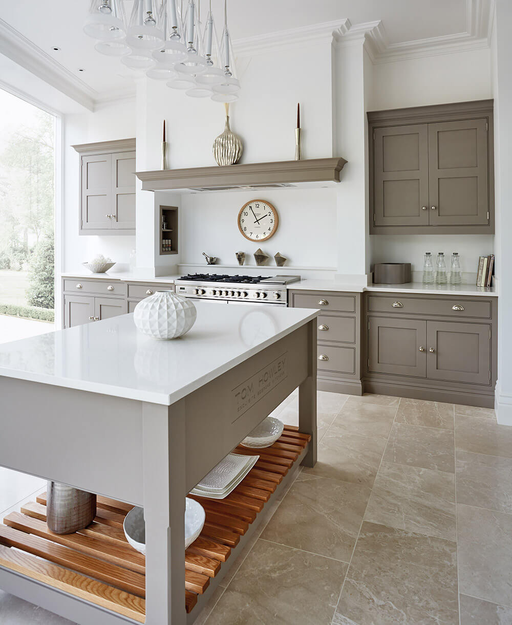 Grey and White Kitchen