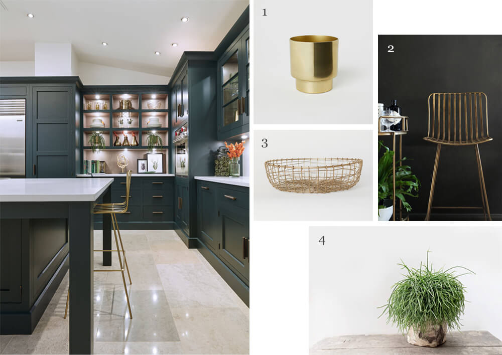 Dark Green Shaker Kitchen