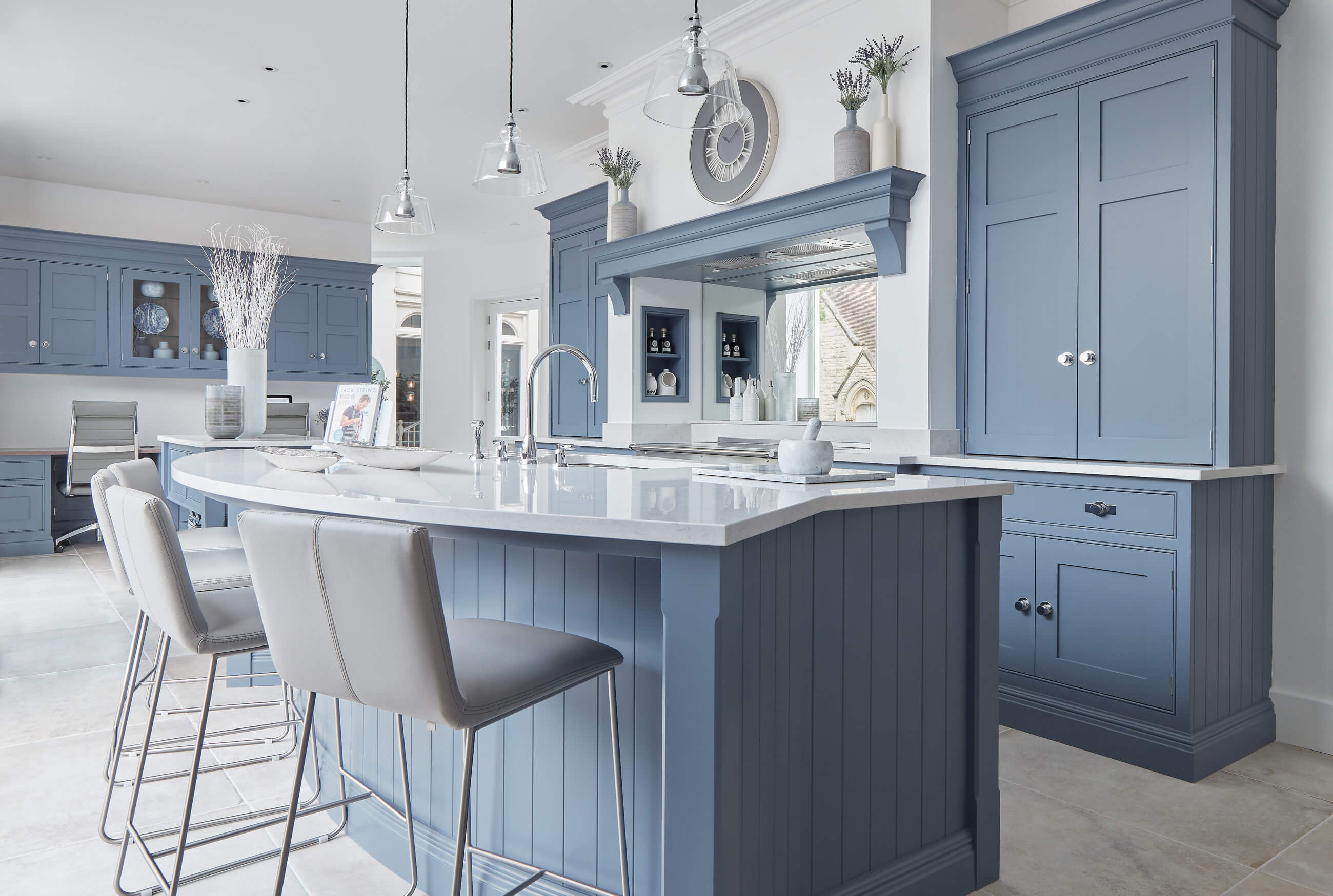 Blue Kitchen Design | Tom Howley