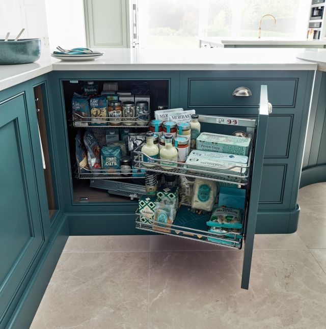 Unlock your kitchen's full potential with intelligent magic corner solutions, ensuring every inch is optimised and perfectly organised.

Discover our intelligent storage solutions in our latest brochure - link in bio.