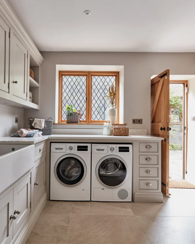Behind every beautiful utility room is smart storage that makes daily tasks feel effortless. From tall cupboards to bespoke drawer inserts, here are some of our favourite design ideas that combine function with finesse:

- Full-height pantry cupboards with internal shelving for laundry and cleaning essentials.
- Tall closed cabinetry for mops, vacuums and ironing boards.
- Door-mounted racks for easy access to sprays and cloths.
- Hidden spots for pet supplies and seasonal gear.
- Integrated bins to conceal waste and recycling.

Every detail is designed to streamline your day and contain the chaos.

Follow the link in our bio to discover more smart utility room ideas.

-

#utilityroom #tomhowley #kitchendesign #utilityroomdesign #smartstorage #tidyhome #homeorganisation #designtips #homerenovation #bespokestorage #interiordesignideas