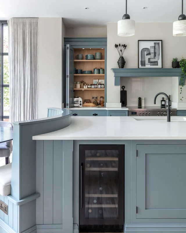 Azurite is a beautifully nostalgic shade of blue, rich in depth with subtle grey undertones that give it a timeless elegance. While it certainly makes a bold statement, especially when paired with warm timber accents and soft off-whites, it never overwhelms. Instead, it brings a sense of calm and balance, making it a perfect choice for high-traffic areas like the kitchen.

Whether used across cabinetry or as an accent, Azurite has a quietly confident character that feels both classic and contemporary.

Explore our curated palette of 24 bespoke paint colours via the link in our bio.

-

#tomhowley #kitchendesign #kitchencolour #interiordesignideas #colourstory #kitcheninspo #bespokecolours #bluekitchen #kitchenrenovation #homereno