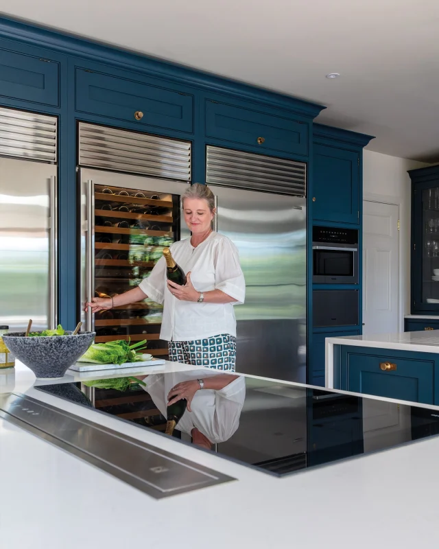 Kitchens have quietly become the most social room in the home.

This open-plan kitchen was designed with that belief at its heart;  a space created to bring Helen and her family together. With a generous, social layout, two islands, and uninterrupted views outdoors.

But beyond the design, it’s the moments that matter most. Over time, this kitchen has become the backdrop for new traditions, milestones and joyful memories.

“One of my most special memories here was when my daughter and her then-boyfriend came over to tell us they were getting married,” Helen shares. “We had an impromptu engagement party in the kitchen. That will always be one of the most special memories we’ve had in this space.”

This Valentine’s Day, we’re celebrating homes designed for togetherness.

-

#tomhowley #valentines #homeinteriors #bespokekitchen #familyhome #homerenovation #kitchenisland #homedesigninspiration #kitchendesign #kitchenextension #openplan #interiordesigner #homedecor #bluekitchen #doubleisland
