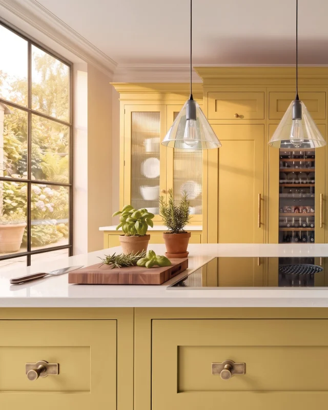 Say hello to Sandstone.

Yellows in interiors have always been about emotion — warmth, optimism, joy. With Sandstone, we've distilled sun-warmed stone and golden middays into a shade that is soft, saturated and utterly uplifting.

Bold on the surface but also quietly versatile, Sandstone is a warm neutral within the Tom Howley palette, bringing a ray of sunshine to any kitchen design without overpowering it.

Explore our new spring colours via the link in our bio.

#tomhowley #colourlaunch #yellowkitchen #kitchencolour #bespokekitchen