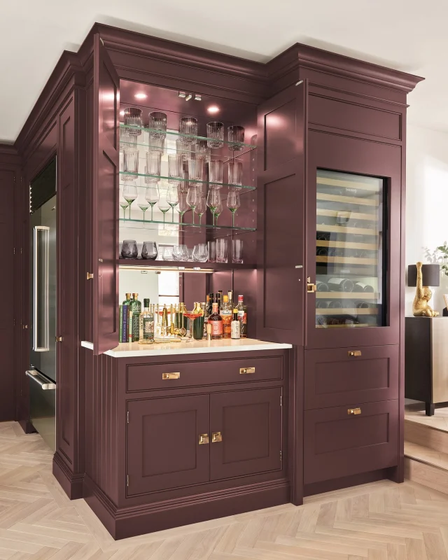 Sloeberry — deep, dramatic and designed to make a statement.

Explore the full spring palette via the link in our bio.

#tomhowley #homebar #homedesignideas #colourfulhome #boldinteriors