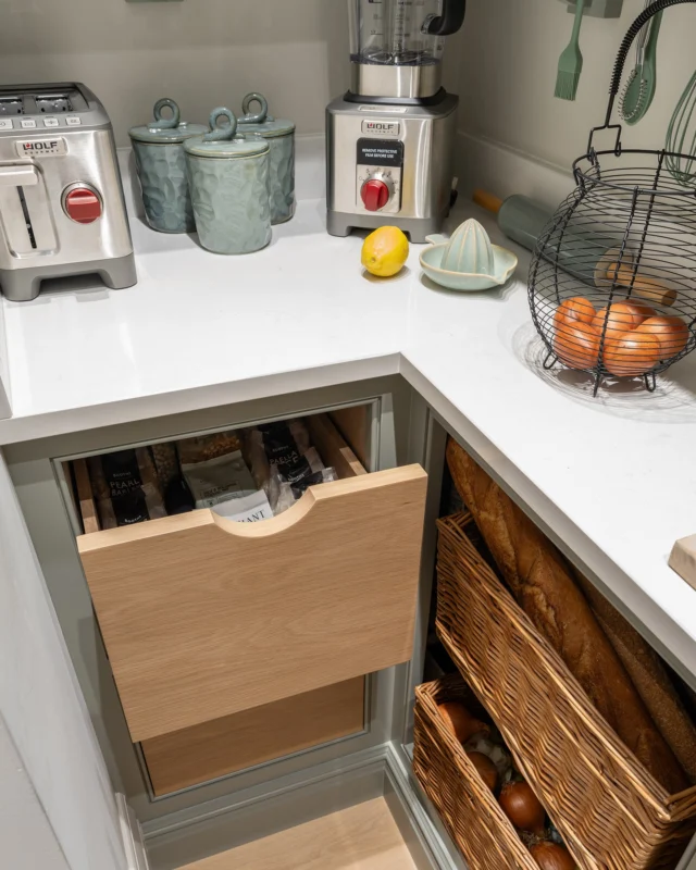 Form follows function.

Over the past year, we've all realised how vital well-designed, hardworking rooms are. Your pantry has to serve multiple functions and operate efficiently to suit your exact lifestyle.

- Think about your everyday practical requirements. Do you need to hide a bulky coffee machine? Are you hoarding refillable jars?
- List what you need now and what you might need in the future to ensure the space has longevity.
- Tailor the balance. You might require banks of deep drawers for root vegetables, or perhaps a heavier emphasis on floor-to-ceiling shelving neatly contained behind beautiful doors.

How would you use your pantry space? Tell us below.

#tomhowley #walkinpantry #pantryorganisation #kitchendesign #homerenovation