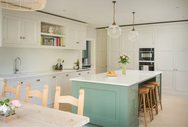 In this Kavanagh kitchen, every space has purpose — yet feels connected.

The island creates a place for preparing food, casual dining and conversation.

The cooking area is arranged to make movement effortless.

A dedicated utility room quietly takes care of laundry, storage and everyday clutter, allowing the kitchen itself to remain calm.

Read the full story on our blog to see how a simple change in layout transformed the way this home is experienced every day.

Architect: @hapticityarchitects
Contractor: coreconstructionbath
Photography: @lukonic_photography

#tomhowley #homerenovation #kitchendesign #kitchenrenovation #shakerkitchen