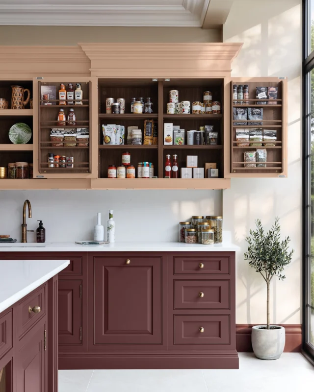 Two-tone cabinetry is having a moment.

A deeper shade on the lower cabinets, something lighter above. It adds height, dimension and a layer of personality that takes a kitchen from beautiful to considered.

Here's how our designers are pairing it right now:

Sloeberry and Pink Salt — deep aubergine meets blush pink. Bold, feminine and completely striking.

Sloeberry and Tansy or Anise — rich purple grounded by a soft neutral. Dramatic but completely liveable.

Sumac and Pink Salt — earthy red warmth meets soft blush. Character and warmth in equal measure.

Explore our new colours and how to use them via the link in our bio.

#tomhowley #twotonekitchen #kitchendesign #homedecorideas #interiordesigner