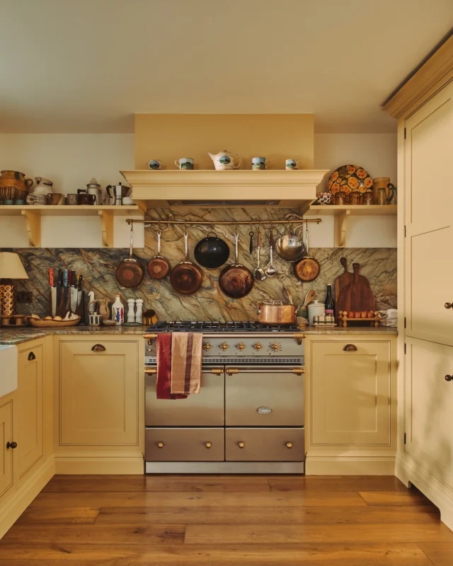 In her 1850s London townhouse, interior designer @lucindakdesign has proven that smaller spaces can be the most characterful.

Gutted and rebuilt over two years, the Grade II-listed home needed a kitchen that would work hard without feeling like a modern add-on.

Working closely with her Tom Howley designer, Lucinda brought the kitchen into the heart of the home. An open, welcoming space now brings together the kitchen, a banquette seating area for gathering, a bantry (bar and pantry) and shelves for books and favourite things.

Painted in a soft, buttery yellow, this Hartford design brings warmth to the north-facing room, while clever storage and open shelving keep the space feeling light, relaxed and full of personality.

Planning a compact kitchen of your own? Arrange a design consultation via the link in our bio.

Photography: @_richardkiely
Project & Interior Design: @lucindakdesign

#tomhowley #yellowkitchen #kitchendesign #interiordesign #smallkitchendesign